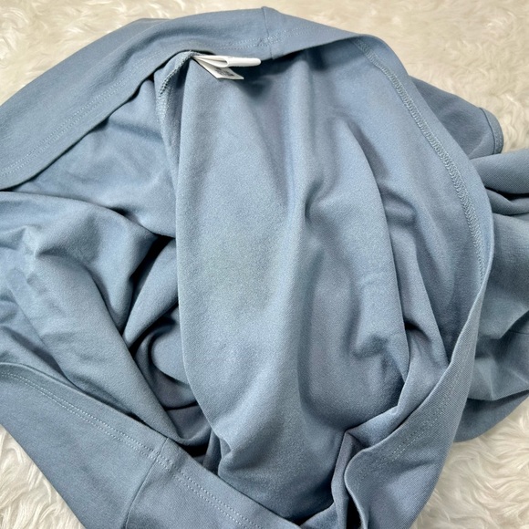 EILEEN FISHER WOMENS WATER BLUE LONG SLEEVE VISCOSE TEE SHIRT S - Picture 4 of 11